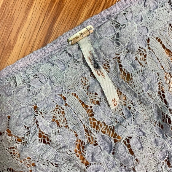 Free People Rebel In Lace Tee Medium - Picture 6 of 8